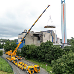 Austausch Kranbrücke Müllverbrennungsanlage vergrössern